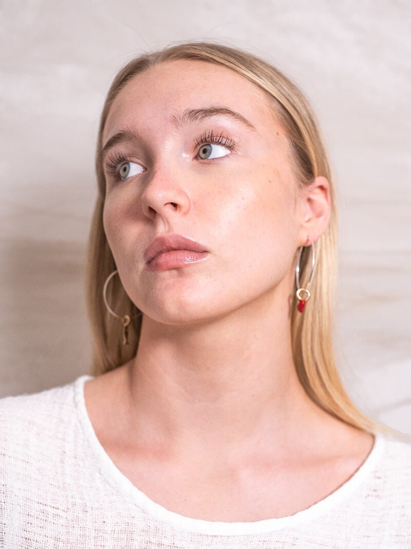 Cerchi Silver Hoops - Medium - La Casa by Importante