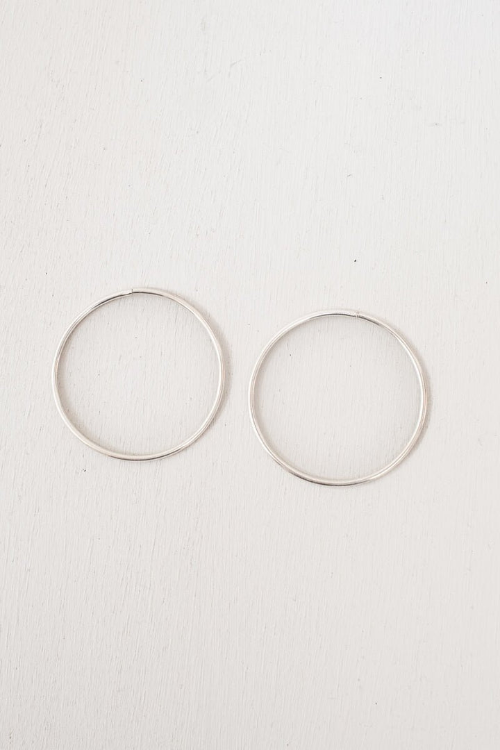 Cerchi Silver Hoops - Medium - La Casa by Importante