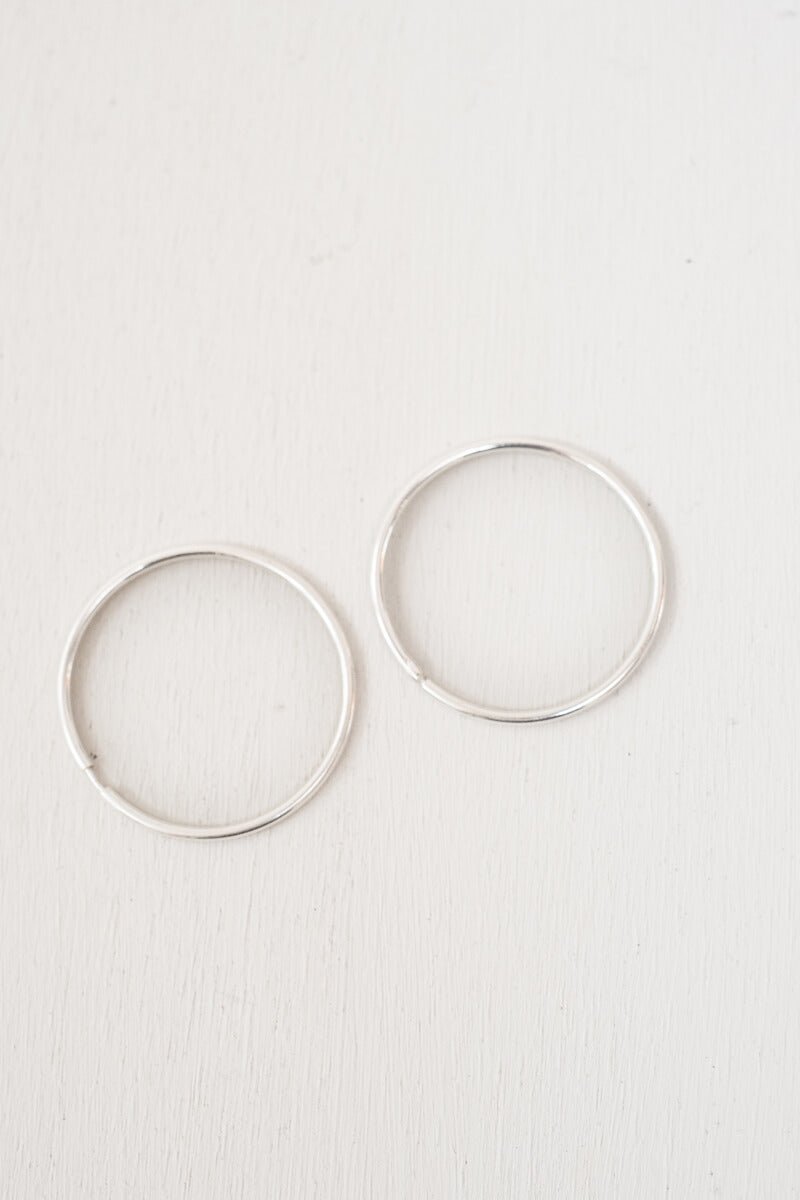 Cerchi Silver Hoops - Small - La Casa by Importante