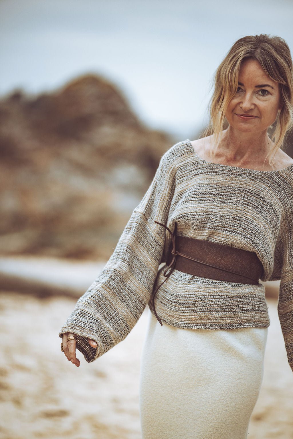 CIPRESSO VINTAGE LEATHER BELT - La Casa by Importante