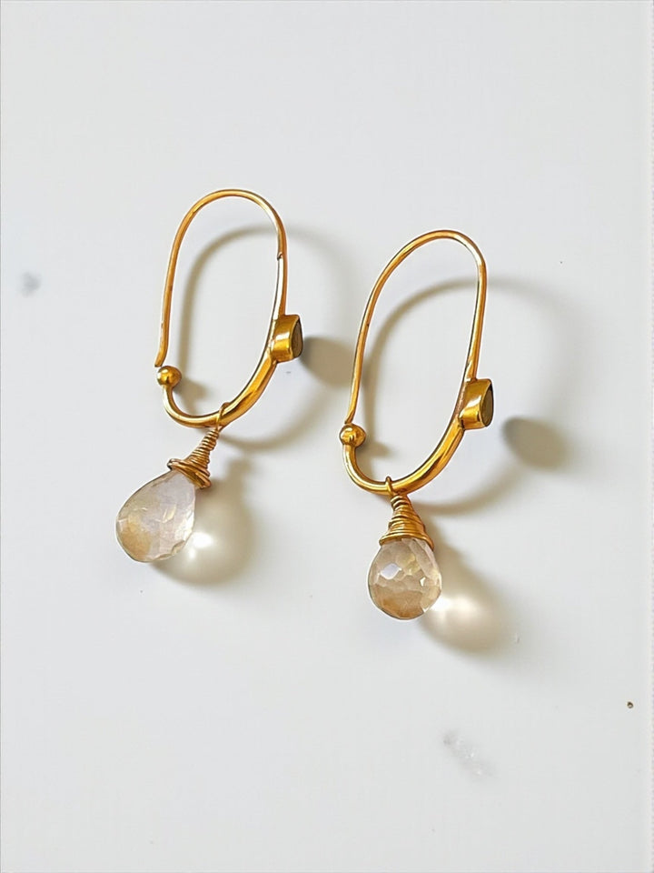 CLEOPATRA CITRINE EARRINGS - La Casa by Importante