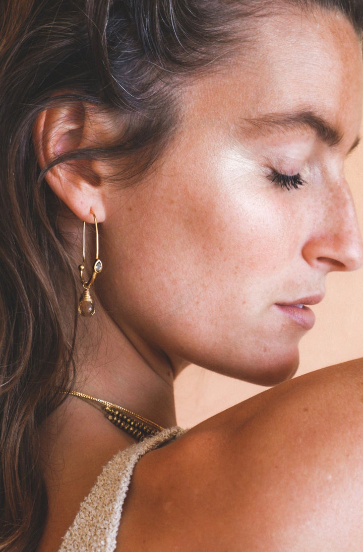 CLEOPATRA CITRINE EARRINGS - La Casa by Importante