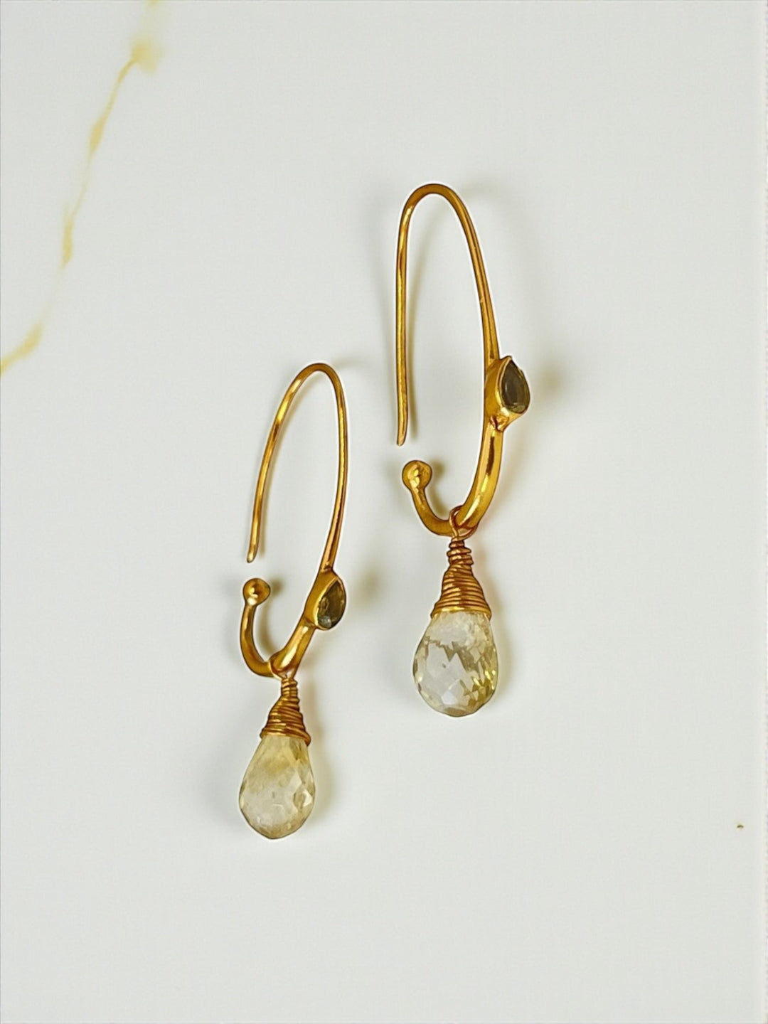 CLEOPATRA CITRINE EARRINGS - La Casa by Importante