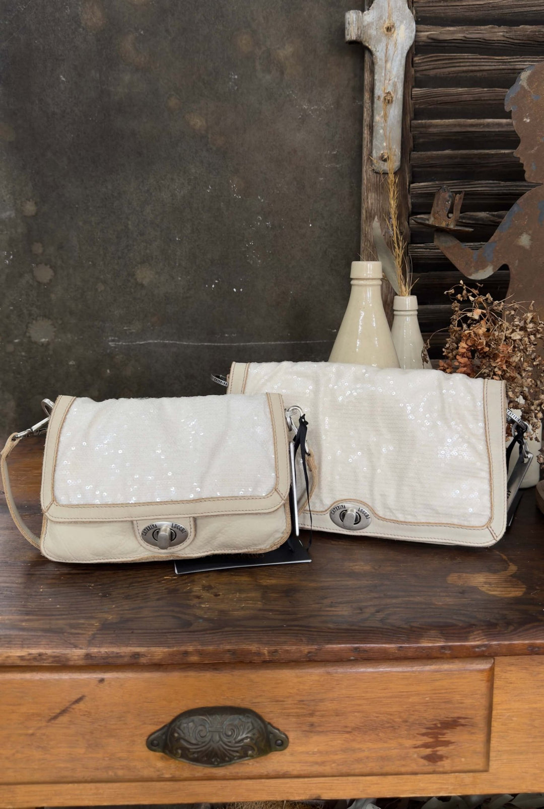 CLOTILDE MEDIUM BAG - LOS ANGELES - CREAM - La Casa by Importante