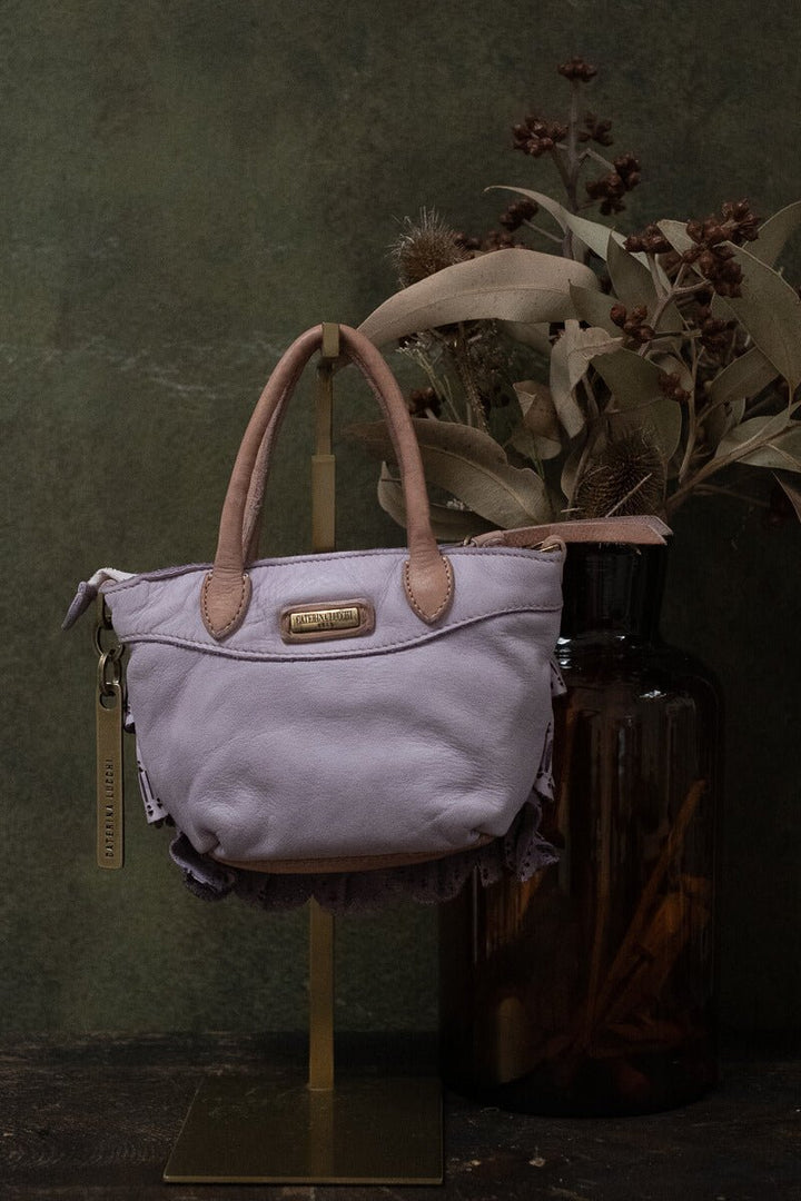 DAFNE LACE SMALL BAG - Orchid - SORRENTO - La Casa by Importante
