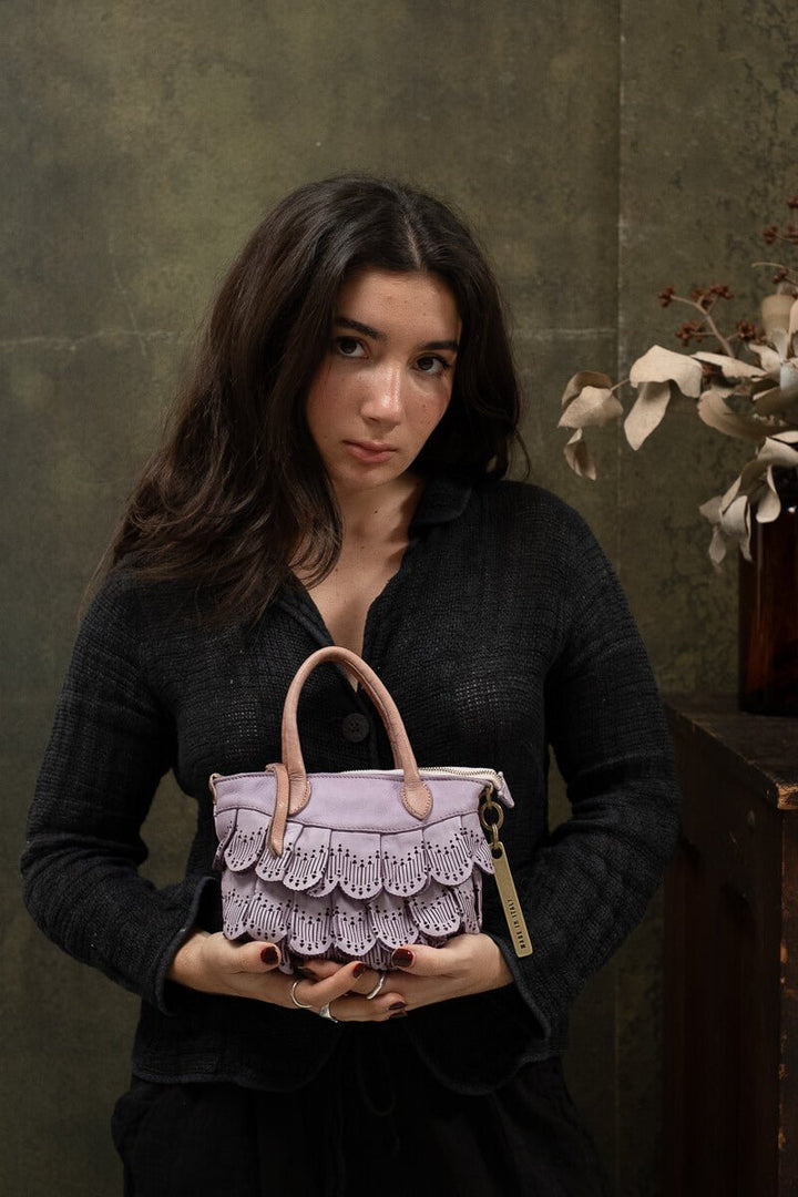 DAFNE LACE SMALL BAG - Orchid - SORRENTO - La Casa by Importante