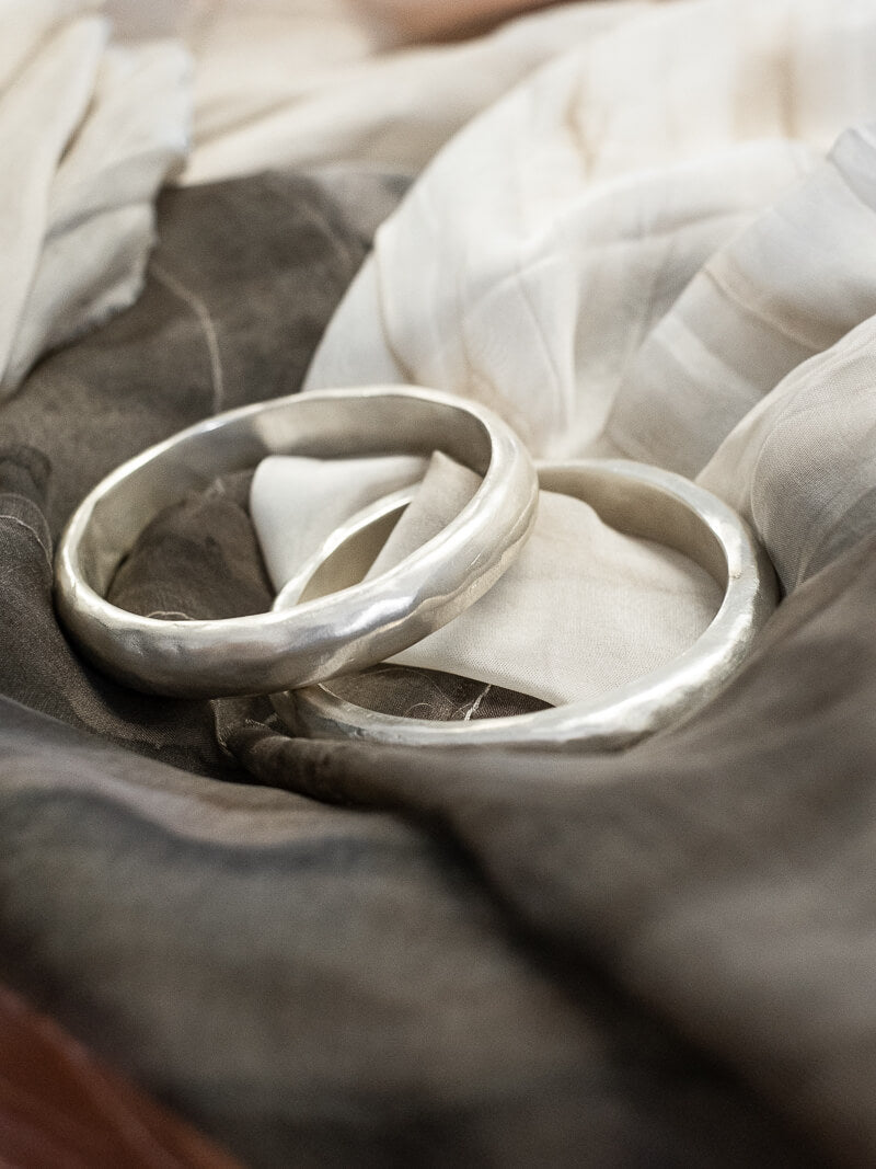 DOMED CHUNKY SILVER BRACELET - La Casa by Importante