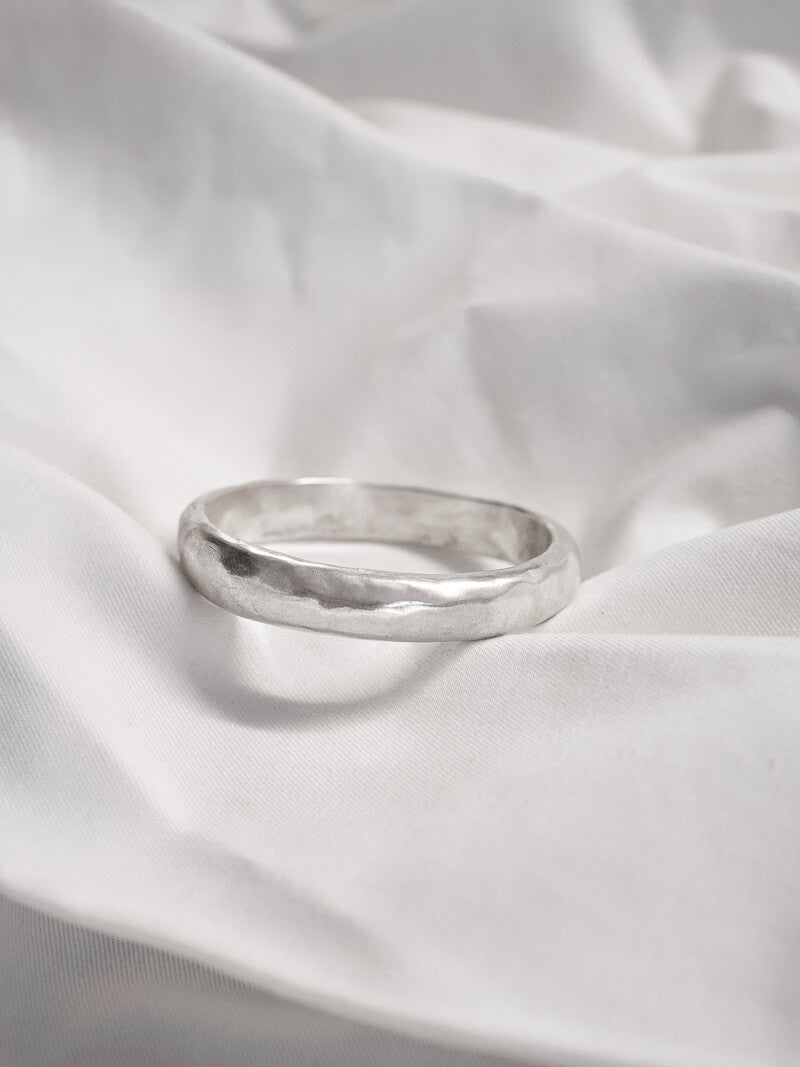 DOMED CHUNKY SILVER BRACELET - La Casa by Importante