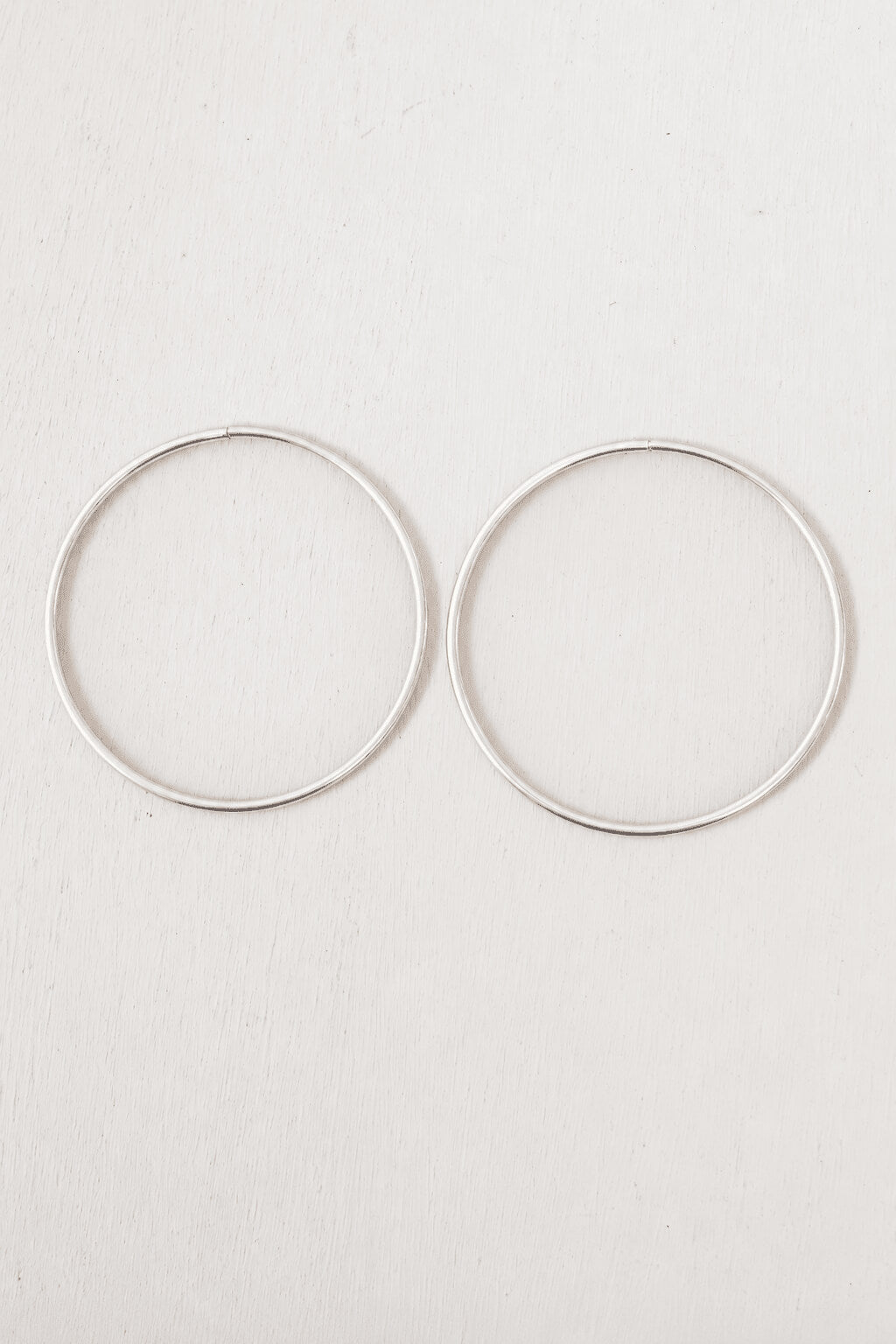 Cerchi Silver Hoops - Large