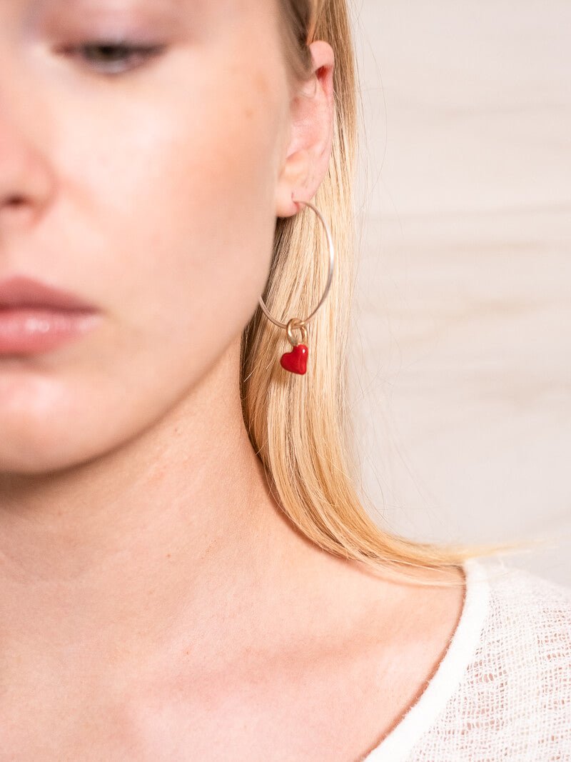 Enameled Cuoricino Charm - La Casa by Importante