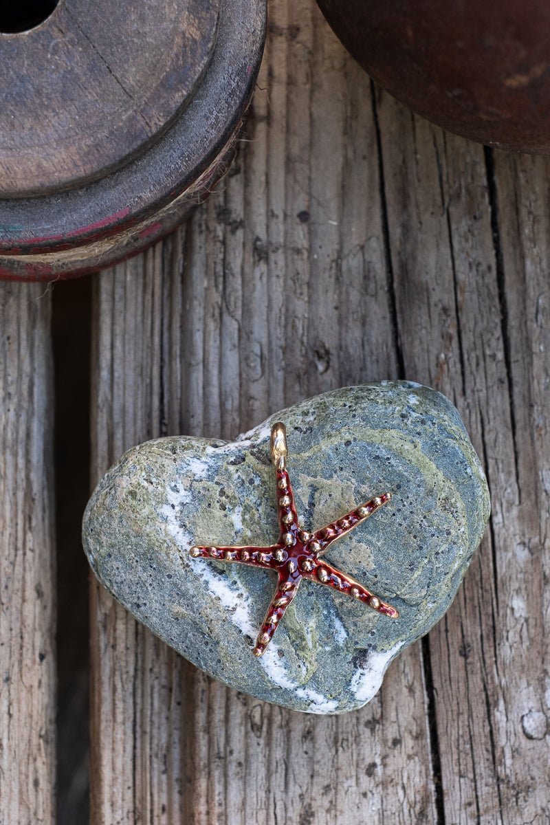 Enameled Stella Di Mare Pendant - M - La Casa by Importante