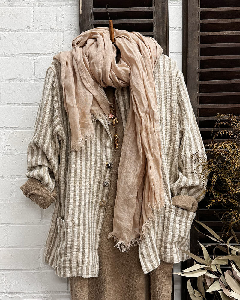 GIACCA LINEN BLAZER - Rigaruta - La Casa by Importante