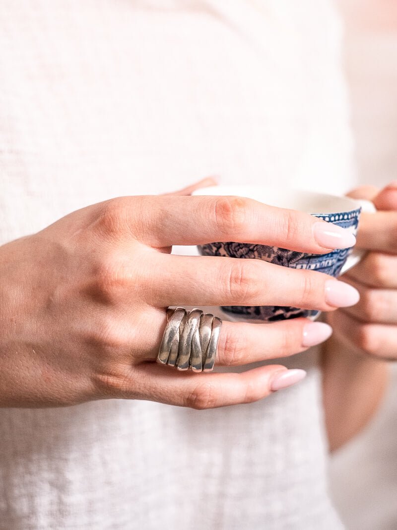 Gomitolo Silver Ring - La Casa by Importante