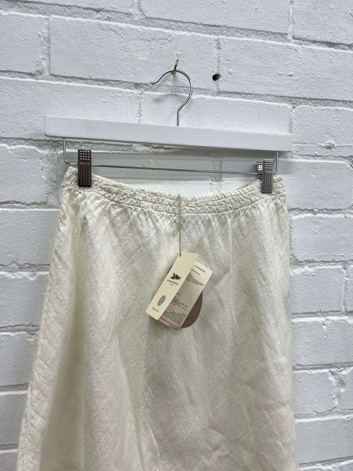 GONNA MERMAID LINEN SKIRT - Tela Country - La Casa by Importante