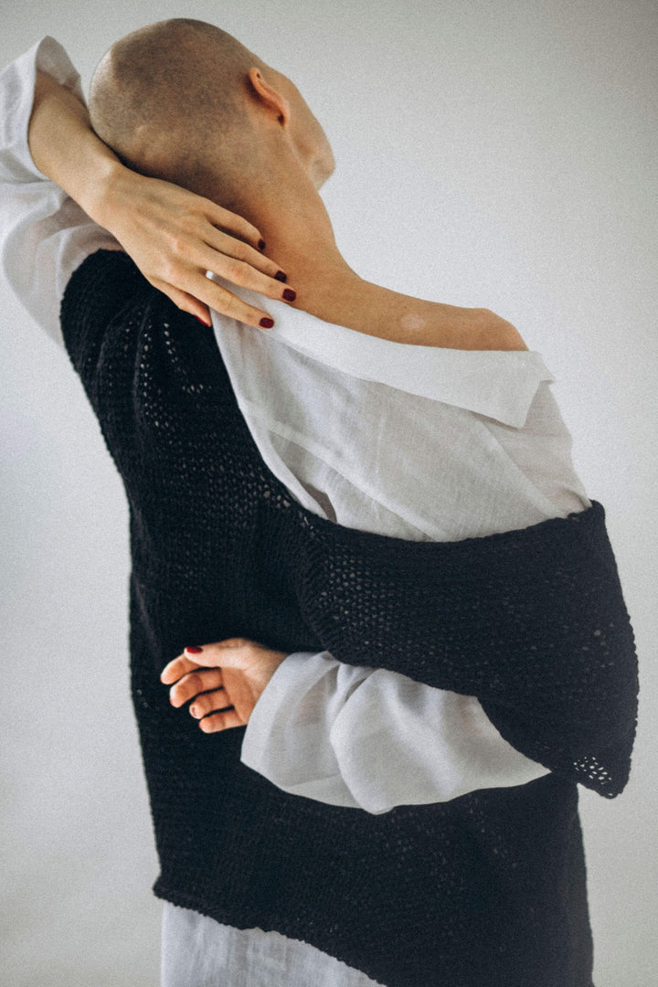 HANNA LINEN VEST - La Casa by Importante