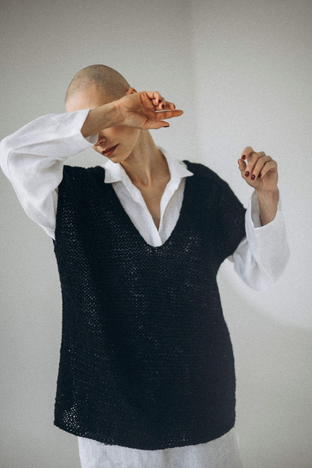 HANNA LINEN VEST - La Casa by Importante