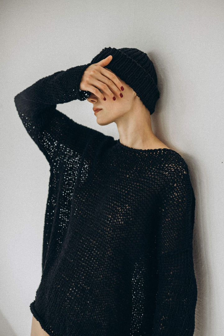 HELENA LINEN KNITTED JUMPER - La Casa by Importante