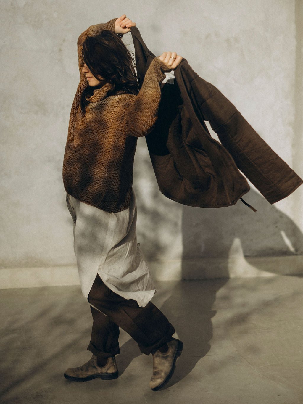 HILDEGARDA JUMPER - Warm Tones - La Casa by Importante