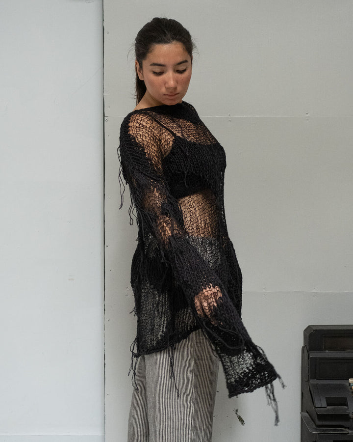 JÓZEFA LONG SLEEVE LINEN TOP - La Casa by Importante