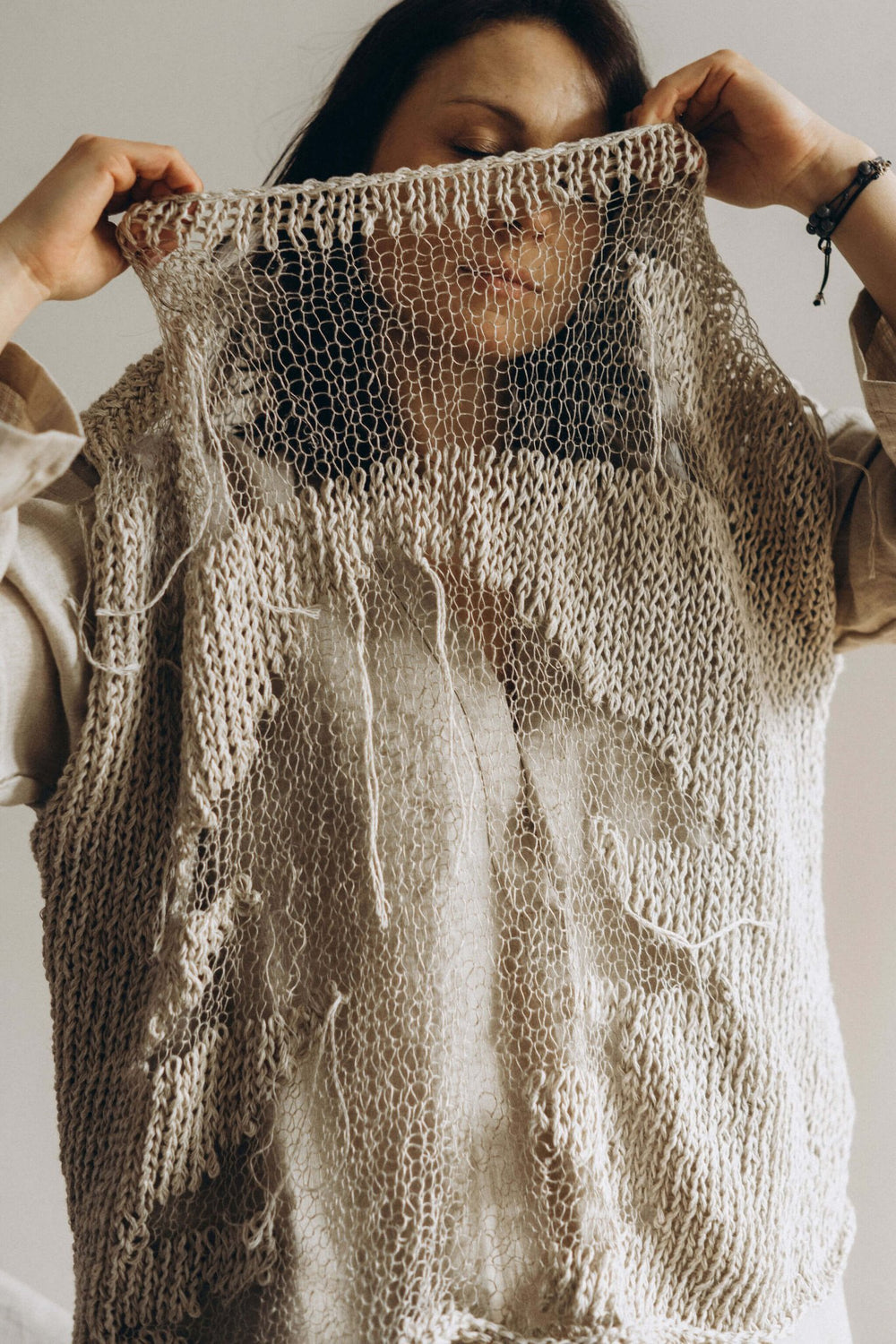 JÓZEFA SHORT SLEEVE LINEN TOP - La Casa by Importante