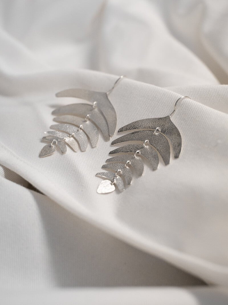 KAREM SILVER EARRINGS - La Casa by Importante