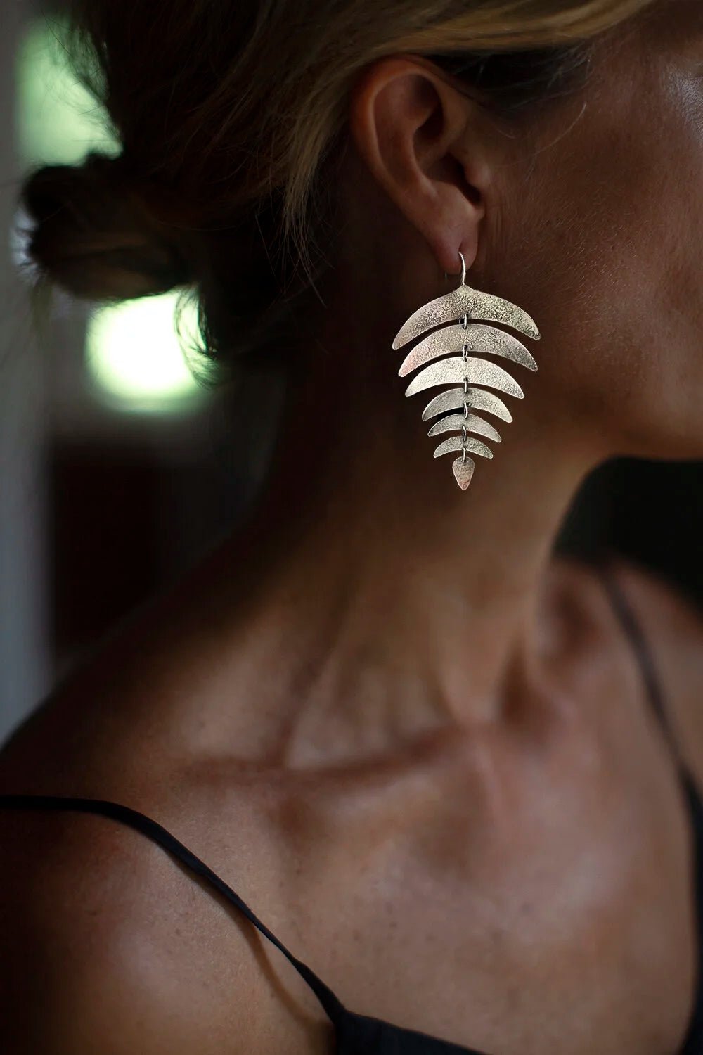 KAREM SILVER EARRINGS - La Casa by Importante