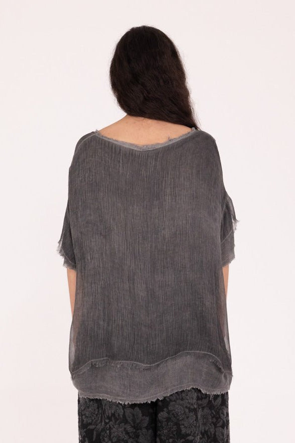 LAYERED V NECK TOP - S166 - La Casa by Importante