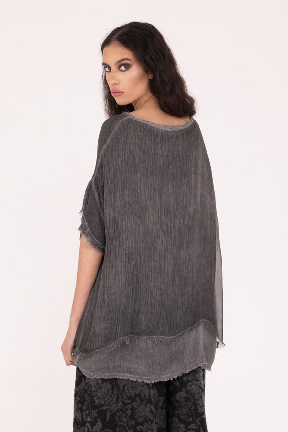 LAYERED V NECK TOP - S166 - La Casa by Importante