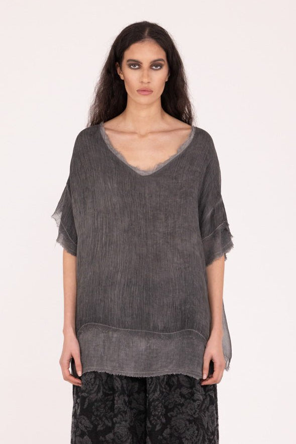 LAYERED V NECK TOP - S166 - La Casa by Importante