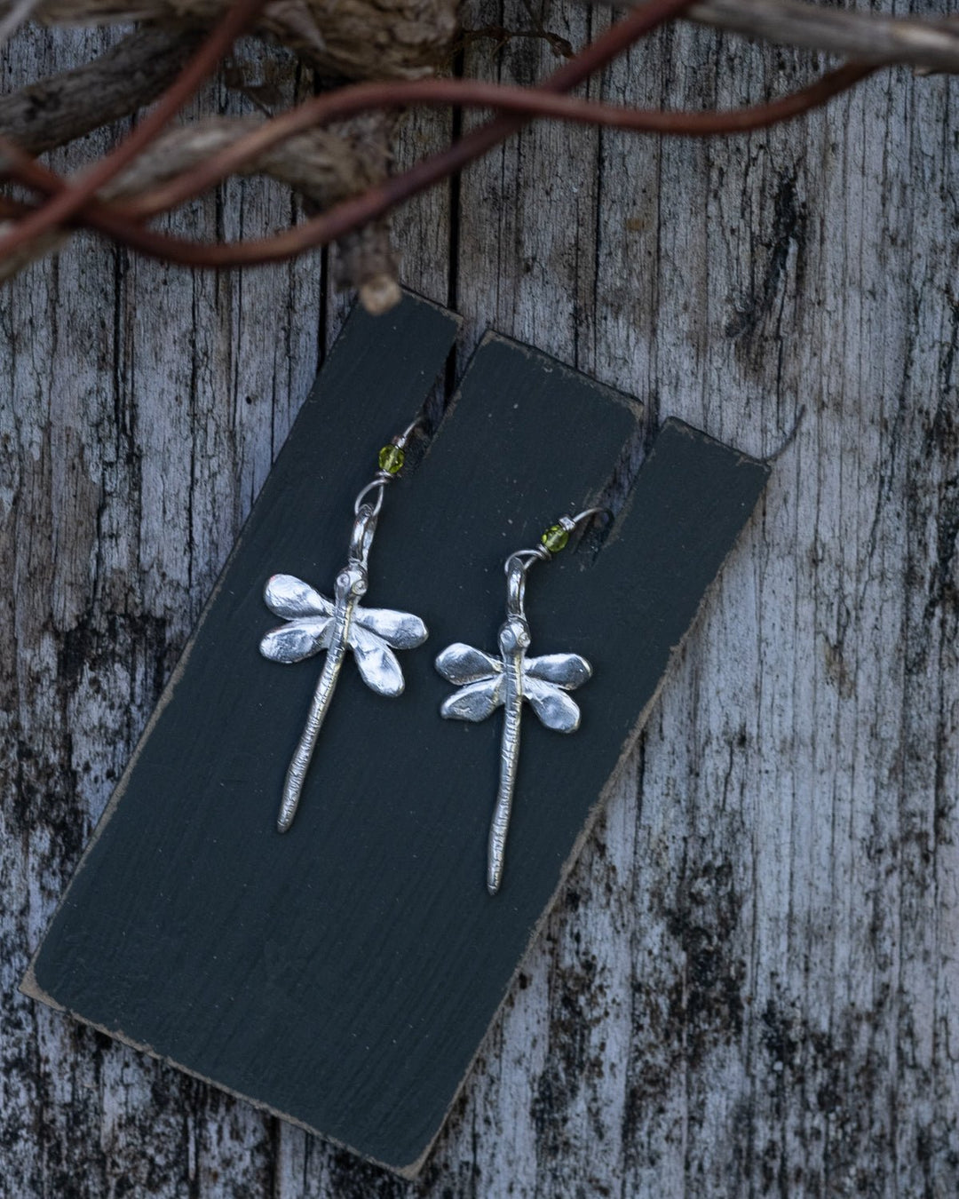 Libellule plated Earrings - La Casa by Importante
