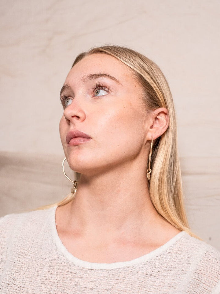 Lumaca Bronze Earrings - Large - La Casa by Importante