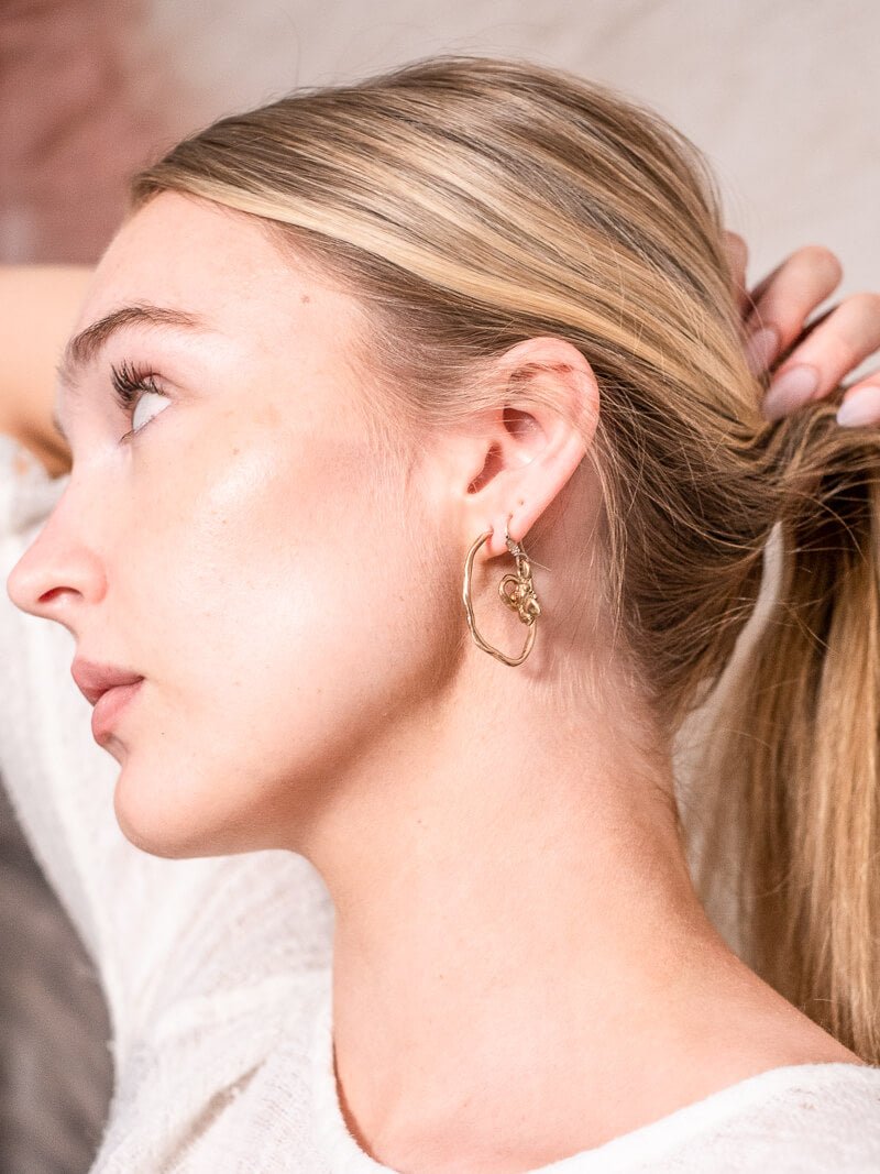 Lumaca Bronze Earrings - Small - La Casa by Importante