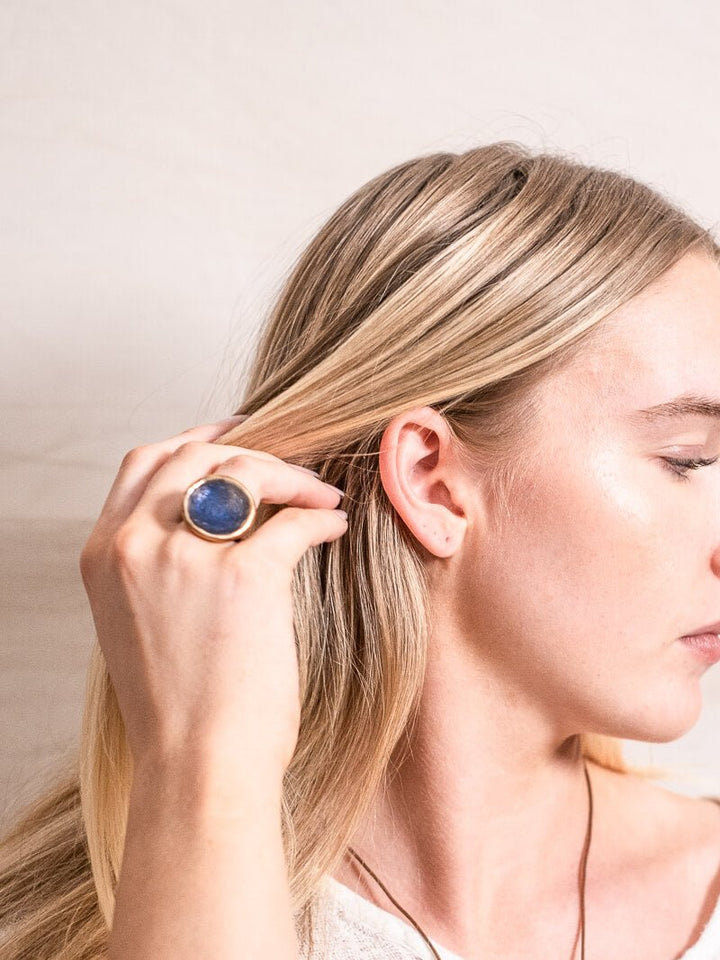 Luna Bronze & Enamelled Ring - La Casa by Importante