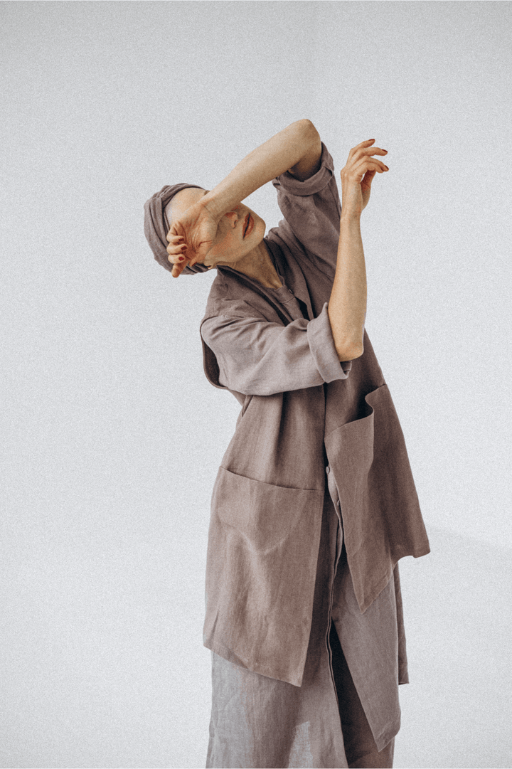 MARIA VEST PLAIN - La Casa by Importante
