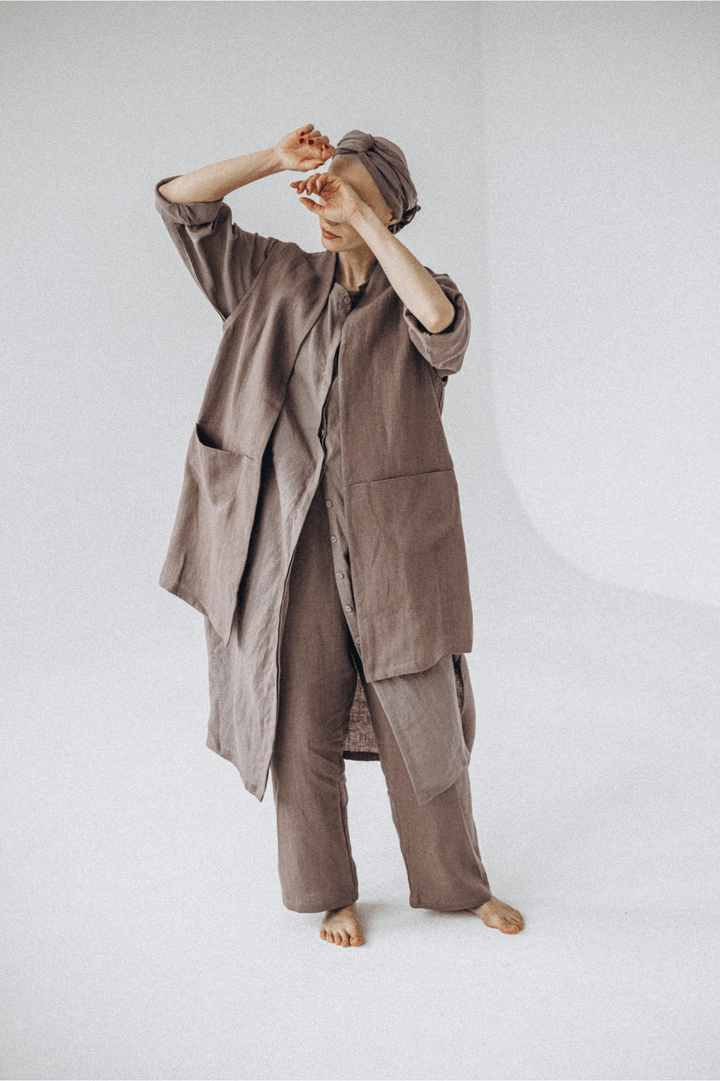 MARIA VEST PLAIN - La Casa by Importante