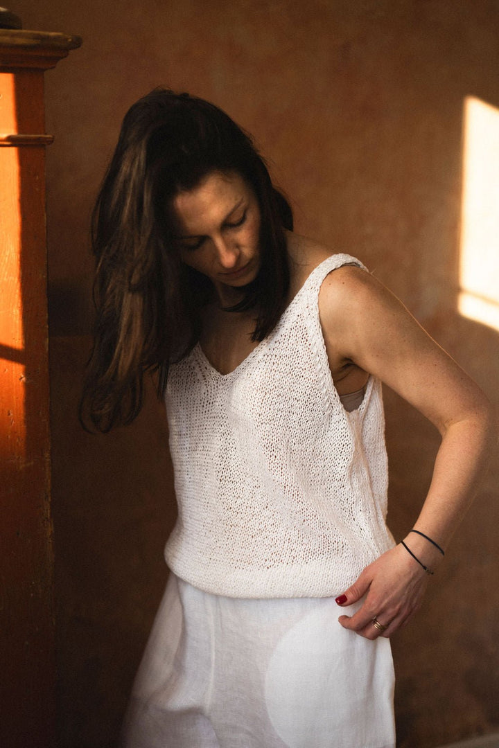 MILA TOP PLAIN - La Casa by Importante