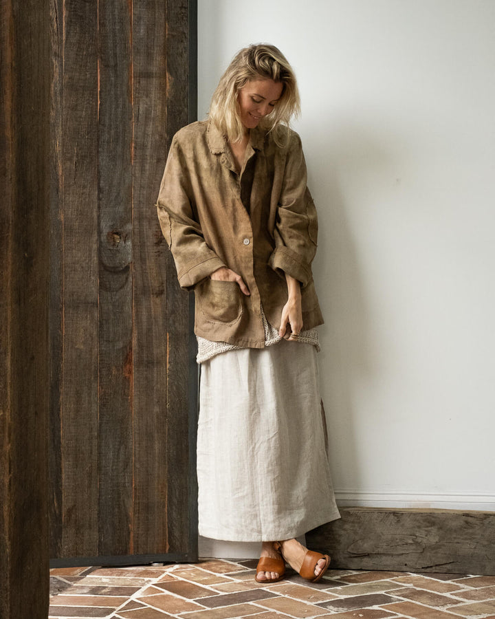 MIRA LINEN JACKET - La Casa by Importante