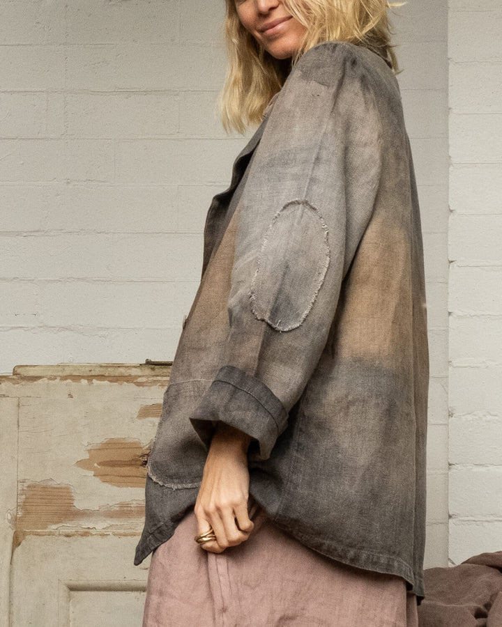 MIRA LINEN JACKET - La Casa by Importante