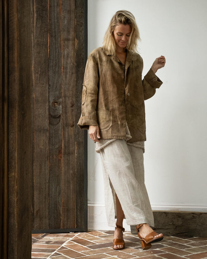 MIRA LINEN JACKET - La Casa by Importante