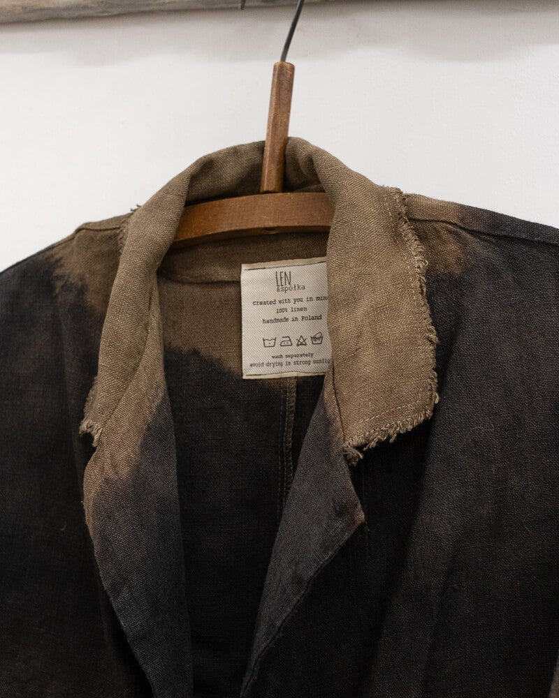 MIRA LINEN JACKET AUTUMN TONE - La Casa by Importante
