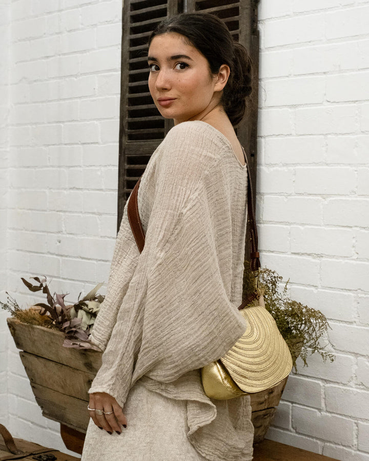 OLGA - SMALL STRAP LAMINATED - La Casa by Importante