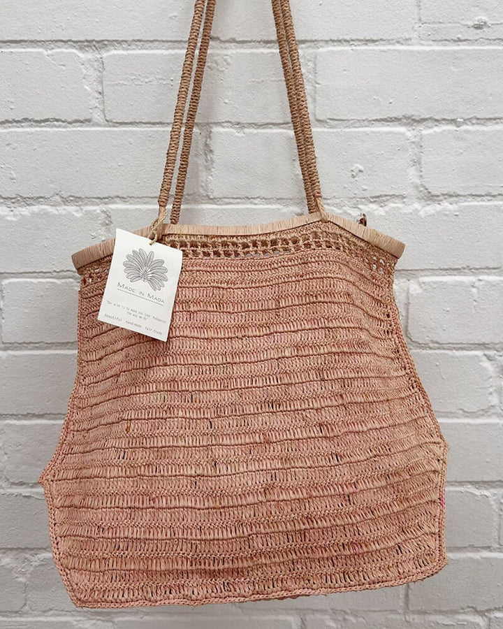 Onja Raffia bag - Light Pink - La Casa by Importante