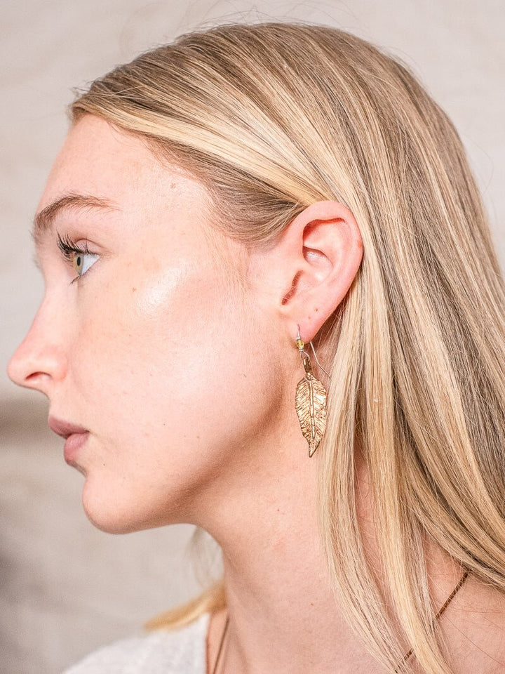 Piuma Bronze Earrings - La Casa by Importante