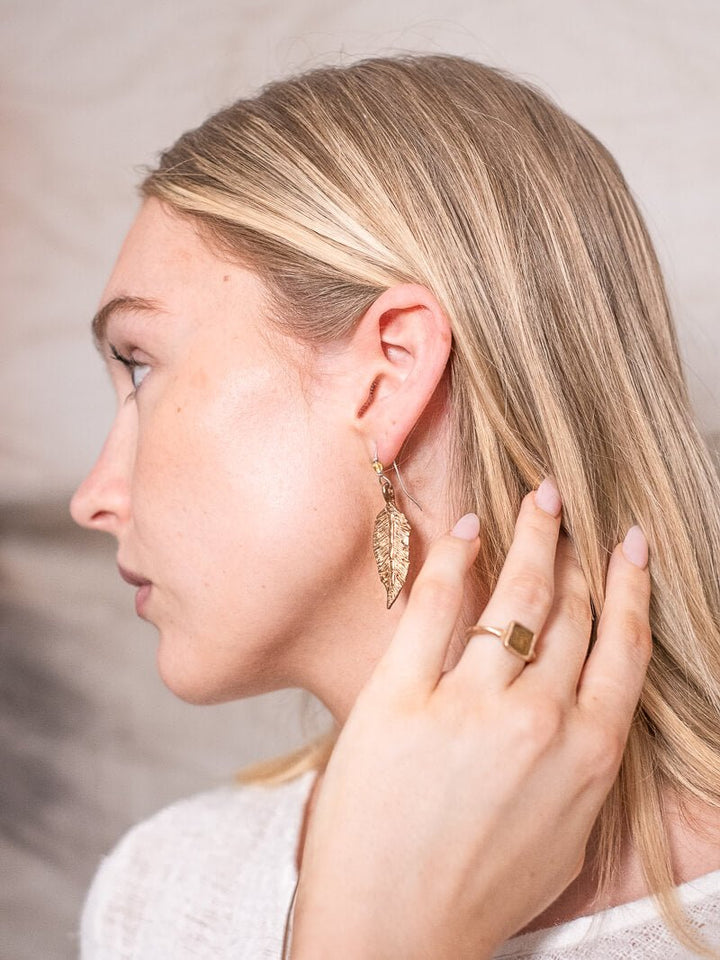 Piuma Bronze Earrings - La Casa by Importante