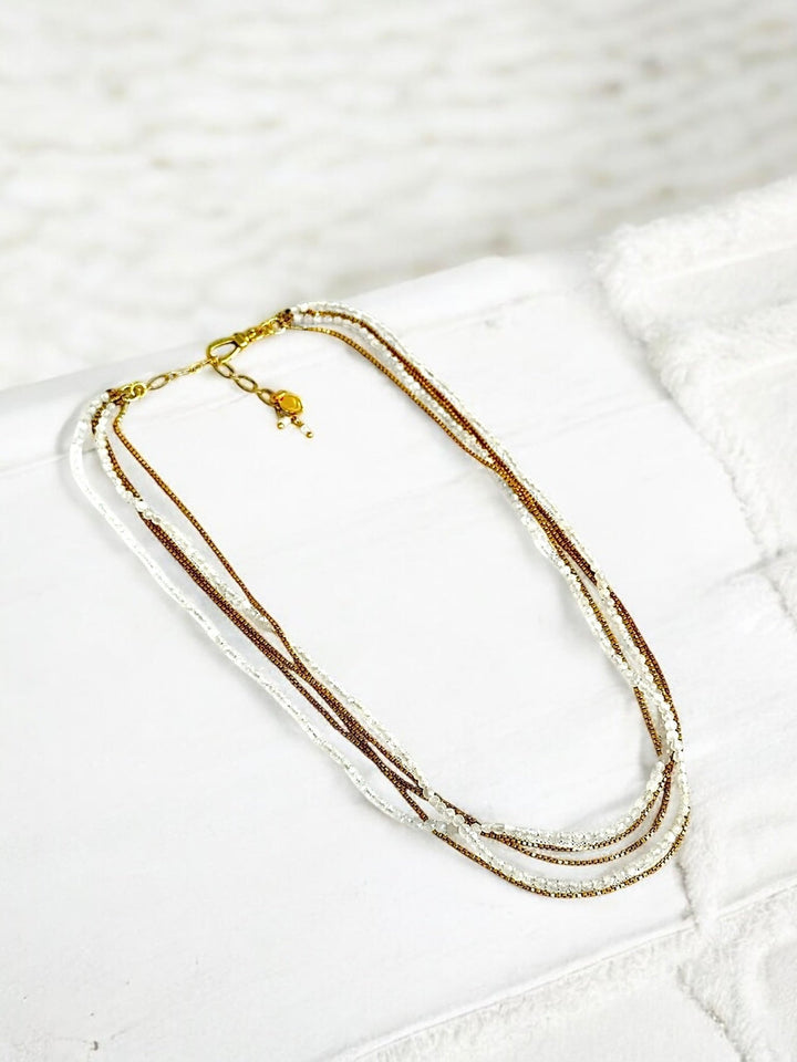 REYA MOONSTONE NECKLACE - La Casa by Importante