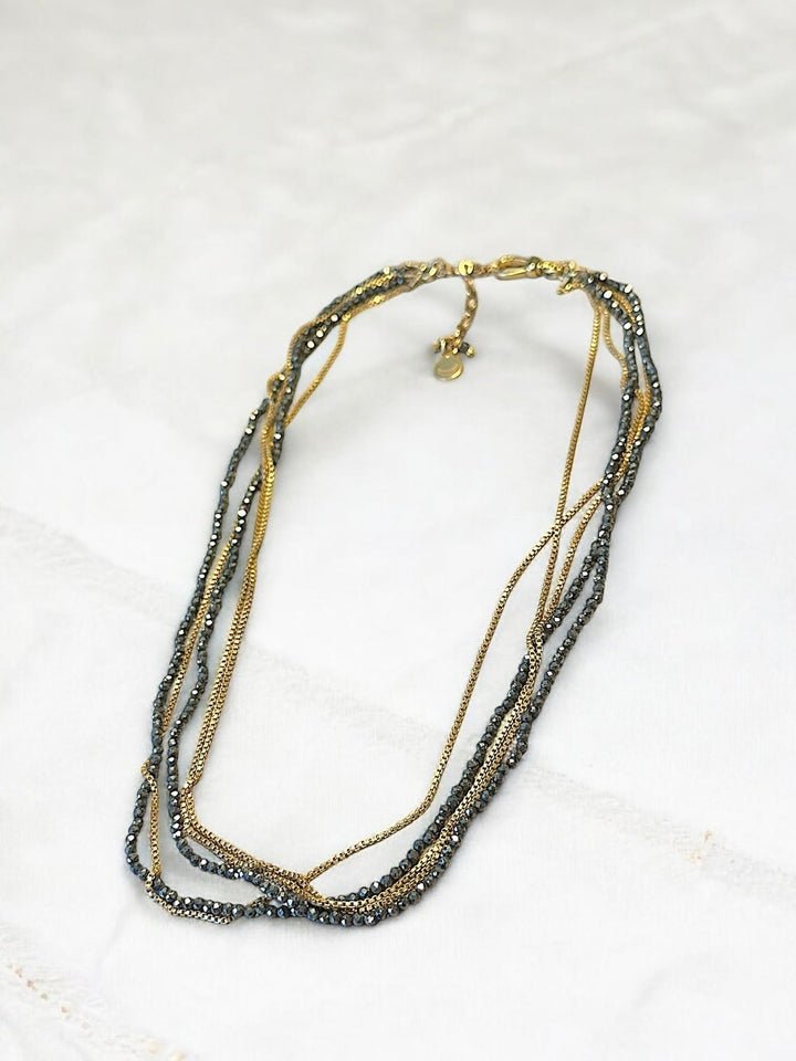 REYA PYRITE NECKLACE - La Casa by Importante