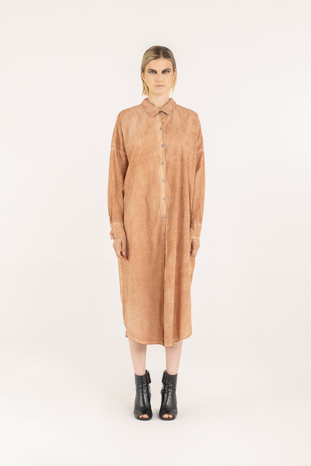S266 - Long Shirt Dress - La Casa by Importante