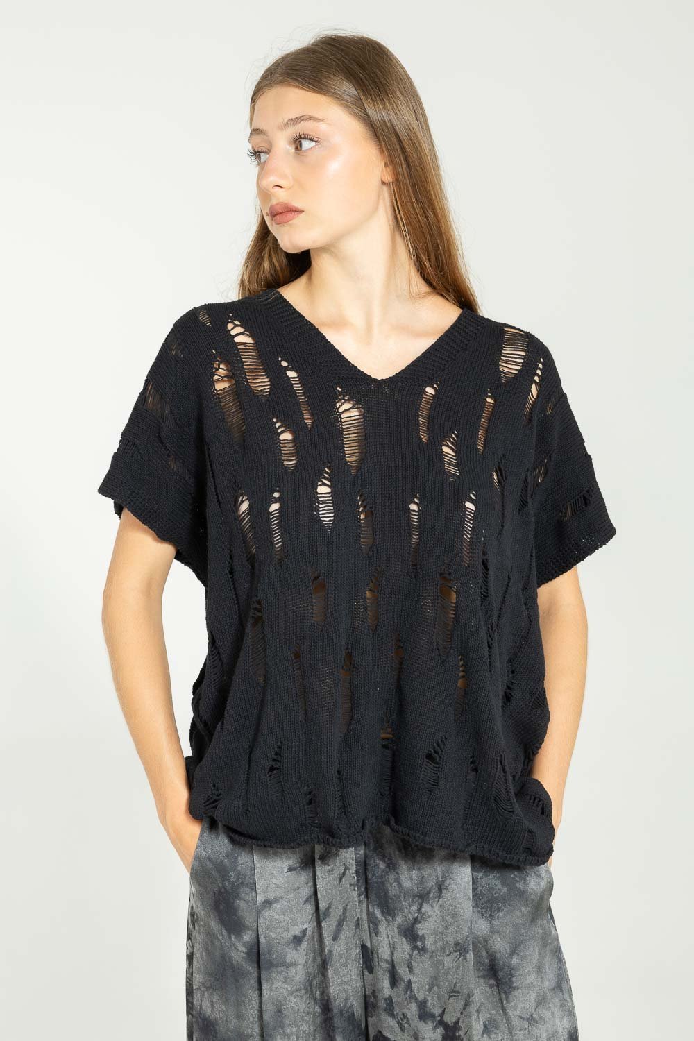 S336 - Knitted Top - La Casa by Importante