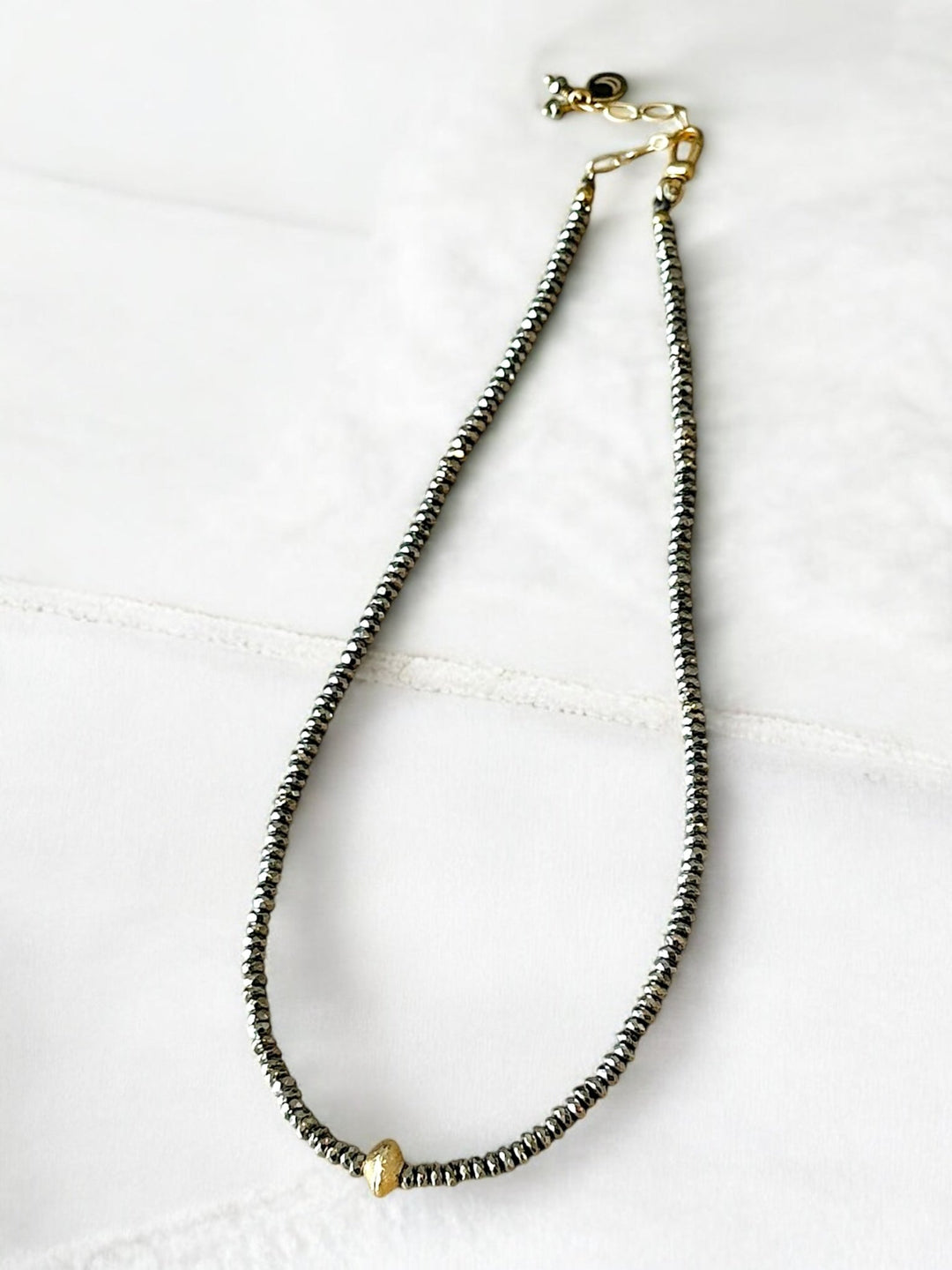 SALEM PYRITE NECKLACE - La Casa by Importante