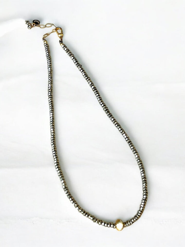 SALEM PYRITE NECKLACE - La Casa by Importante